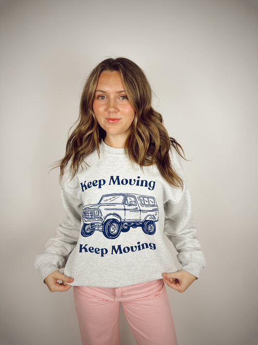 Keep Moving Crewneck